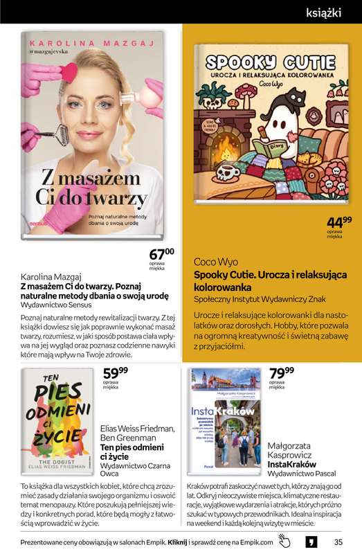 Empik - gazetka promocyjna Tom kultury: książki od środy 26.08 do wtorku 08.09 - strona 35