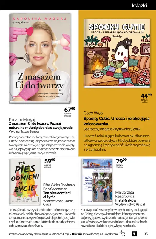 Empik - gazetka promocyjna Tom kultury: książki od środy 26.08 do wtorku 08.09 - strona 35