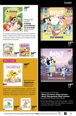 Empik - gazetka promocyjna Tom kultury: książki od środy 26.08 do wtorku 08.09 - strona 39