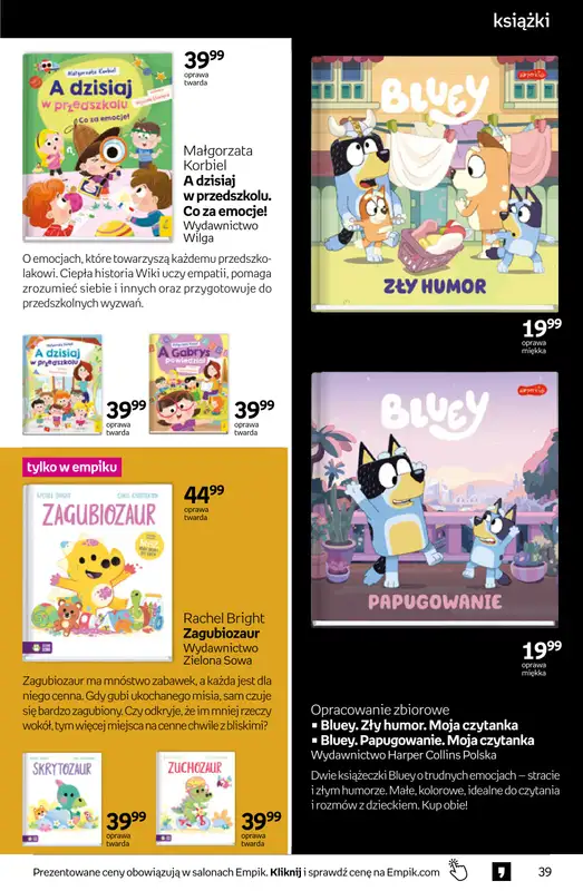 Empik - gazetka promocyjna Tom kultury: książki od środy 26.08 do wtorku 08.09 - strona 39