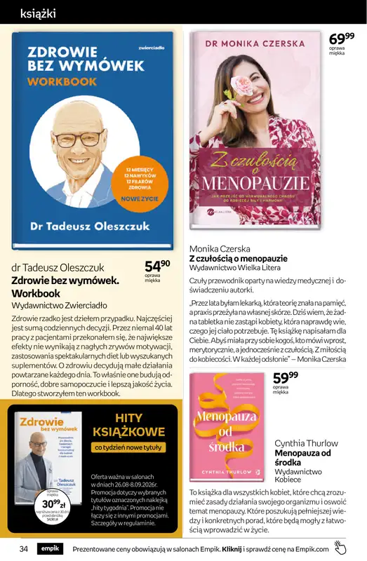 Empik - gazetka promocyjna Tom kultury: książki od środy 26.08 do wtorku 08.09 - strona 34