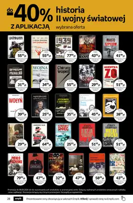 Empik - gazetka promocyjna Tom kultury: książki od środy 26.08 do wtorku 08.09 - strona 28