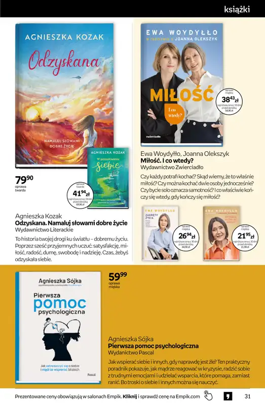 Empik - gazetka promocyjna Tom kultury: książki od środy 26.08 do wtorku 08.09 - strona 31