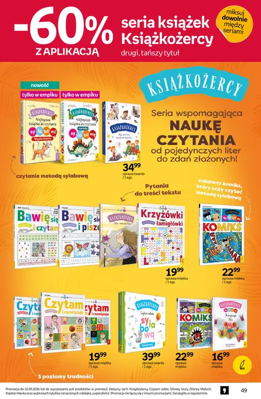 Empik - gazetka promocyjna Tom kultury: książki od środy 26.08 do wtorku 08.09 - strona 49
