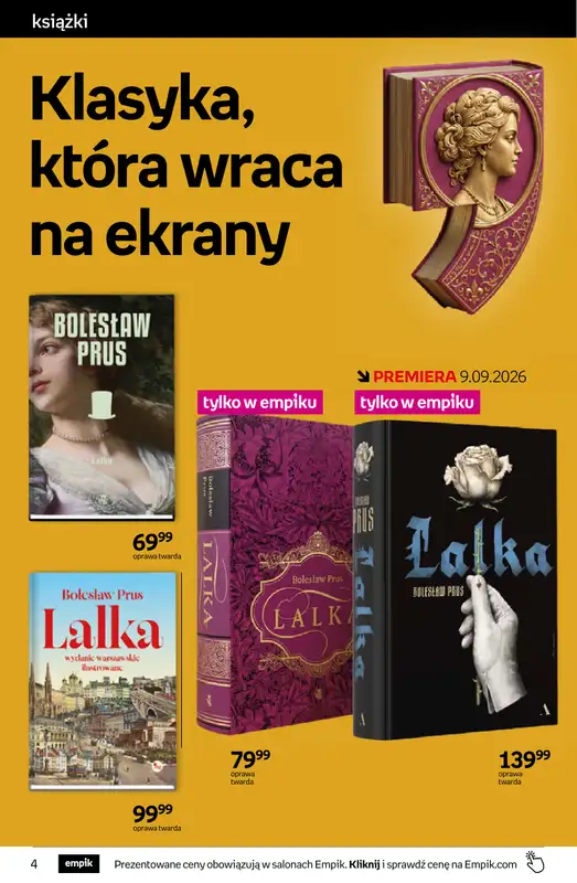 Empik - gazetka promocyjna Tom kultury: książki od środy 26.08 do wtorku 08.09 - strona 4