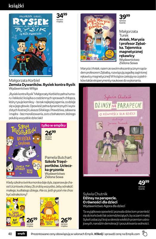 Empik - gazetka promocyjna Tom kultury: książki od środy 26.08 do wtorku 08.09 - strona 40