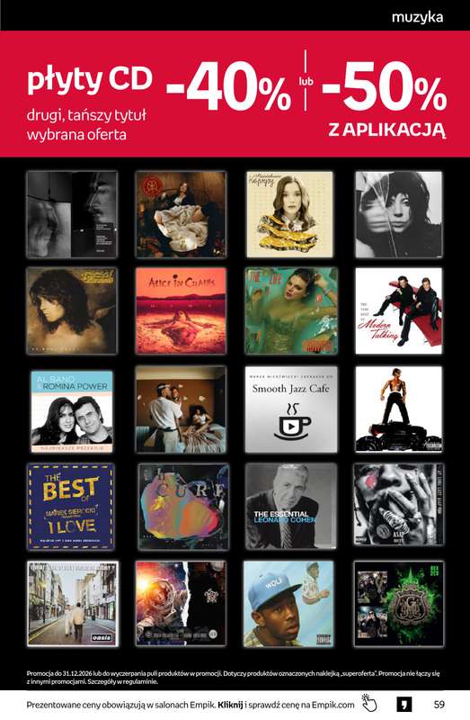 Empik - gazetka promocyjna Tom kultury: muzyka od środy 26.08 do wtorku 08.09 - strona 10