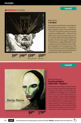 Empik - gazetka promocyjna Tom kultury: muzyka od środy 26.08 do wtorku 08.09 - strona 5