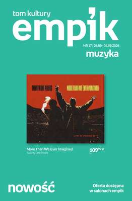 Empik - gazetka promocyjna Tom kultury: muzyka od środy 26.08 do wtorku 08.09