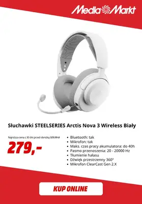 Media Markt - gazetka promocyjna Słuchawki bezprzewodowe w super cenach! od środy 26.08 do niedzieli 06.09 - strona 8