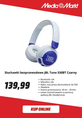 Media Markt - gazetka promocyjna Słuchawki bezprzewodowe w super cenach! od środy 26.08 do niedzieli 06.09 - strona 7