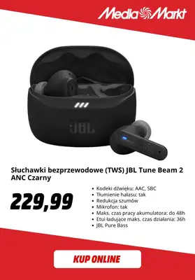 Media Markt - gazetka promocyjna Słuchawki bezprzewodowe w super cenach! od środy 26.08 do niedzieli 06.09 - strona 6