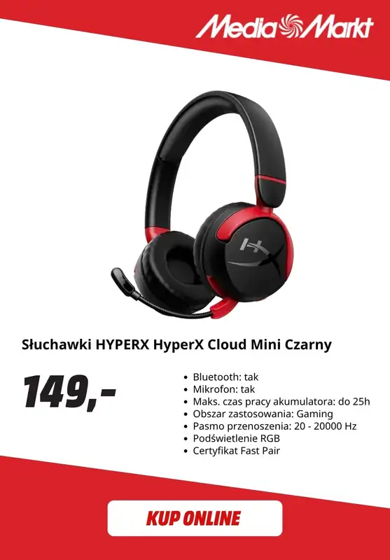 Media Markt - gazetka promocyjna Słuchawki bezprzewodowe w super cenach! od środy 26.08 do niedzieli 06.09 - strona 5