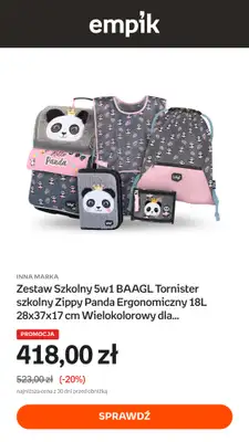 Empik - gazetka promocyjna Artykuły szkolne - promocja! od środy 26.08 do poniedziałku 31.08 - strona 12