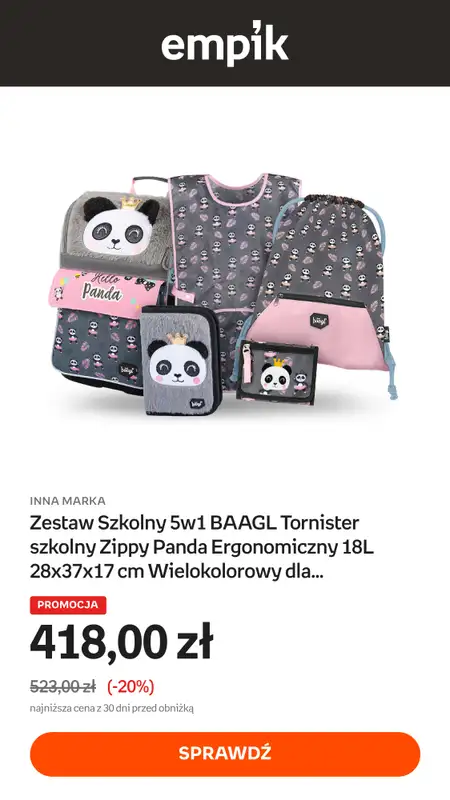 Empik - gazetka promocyjna Artykuły szkolne - promocja! od środy 26.08 do poniedziałku 31.08 - strona 12