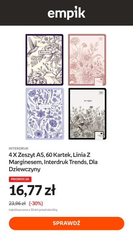 Empik - gazetka promocyjna Artykuły szkolne - promocja! od środy 26.08 do poniedziałku 31.08 - strona 11