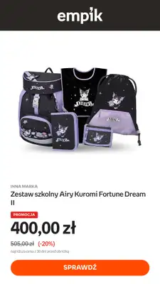Empik - gazetka promocyjna Artykuły szkolne - promocja! od środy 26.08 do poniedziałku 31.08 - strona 13