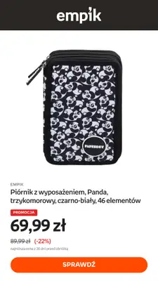 Empik - gazetka promocyjna Artykuły szkolne - promocja! od środy 26.08 do poniedziałku 31.08 - strona 3