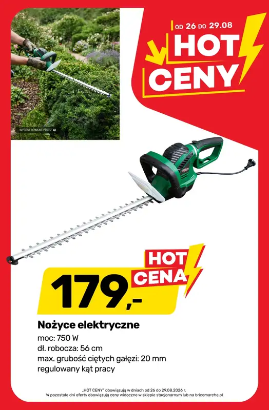 Bricomarche - gazetka promocyjna Prace na zewnątrz od środy 26.08 do soboty 05.09 - strona 3
