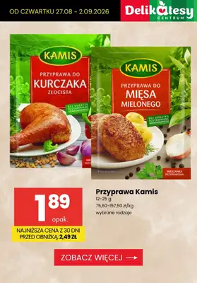 Delikatesy Centrum - gazetka promocyjna Produkty na OBIAD - sprawdź promocje! od czwartku 27.08 do środy 02.09 - strona 8