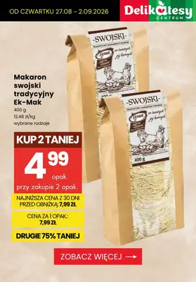 Delikatesy Centrum - gazetka promocyjna Produkty na OBIAD - sprawdź promocje! od czwartku 27.08 do środy 02.09 - strona 6