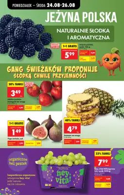 Biedronka - gazetka promocyjna Od poniedziałku od poniedziałku 24.08 do niedzieli 30.08 - strona 44