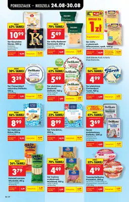 Biedronka - gazetka promocyjna Od poniedziałku od poniedziałku 24.08 do niedzieli 30.08 - strona 62