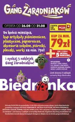 Biedronka - gazetka promocyjna Od poniedziałku od poniedziałku 24.08 do niedzieli 30.08 - strona 6