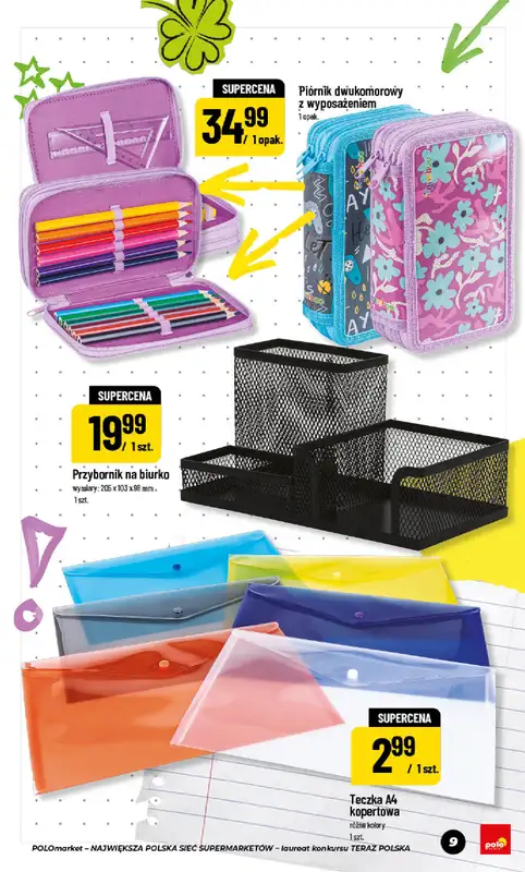 POLOmarket - gazetka promocyjna Katalog Back to School od piątku 24.07 do czwartku 10.09 - strona 9