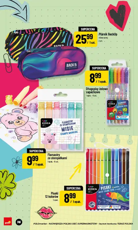 POLOmarket - gazetka promocyjna Katalog Back to School od piątku 24.07 do czwartku 10.09 - strona 16
