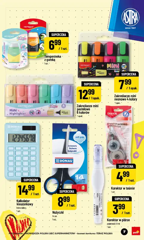 POLOmarket - gazetka promocyjna Katalog Back to School od piątku 24.07 do czwartku 10.09 - strona 7