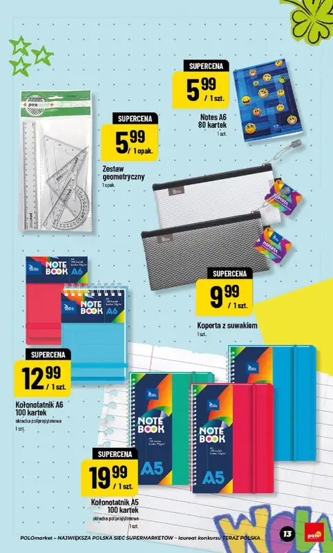 POLOmarket - gazetka promocyjna Katalog Back to School od piątku 24.07 do czwartku 10.09 - strona 13