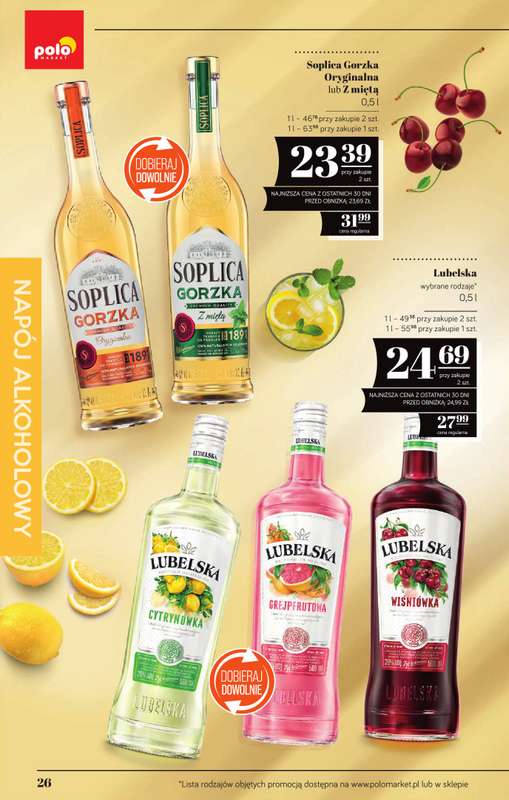 POLOmarket - gazetka promocyjna Katalog alkoholi  do środy 09.09 - strona 26