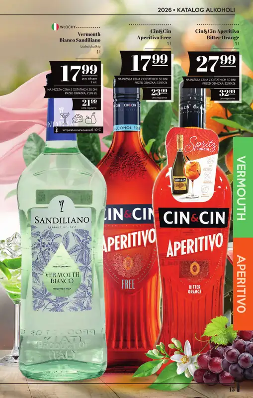 POLOmarket - gazetka promocyjna Katalog alkoholi  do środy 09.09 - strona 15
