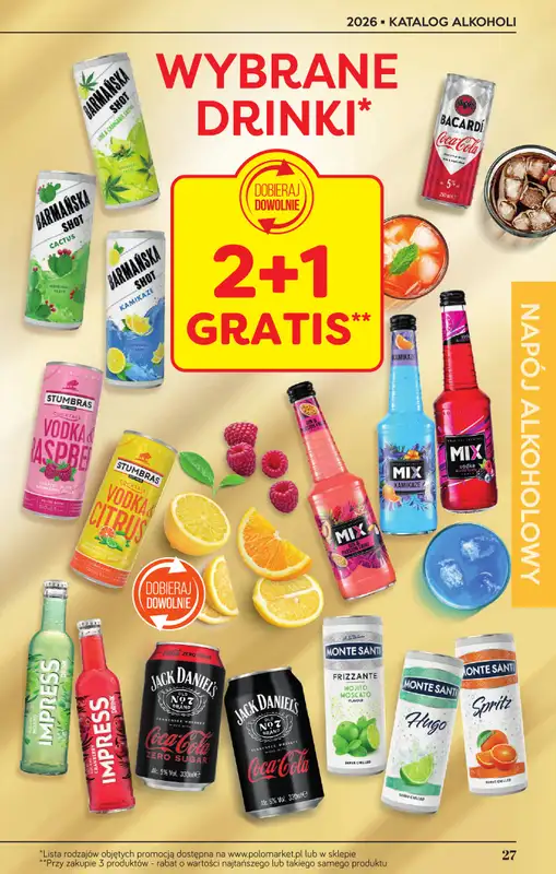 POLOmarket - gazetka promocyjna Katalog alkoholi  do środy 09.09 - strona 27