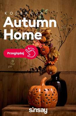 Sinsay - gazetka promocyjna Kolekcja AUTUMN HOME od środy 26.08 