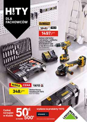 Leroy Merlin - gazetka promocyjna Katalog Hity dla fachowców od środy 26.08 do niedzieli 27.09