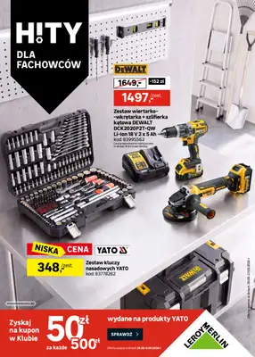 Leroy Merlin - gazetka promocyjna Katalog Hity dla fachowców od środy 26.08 do niedzieli 27.09