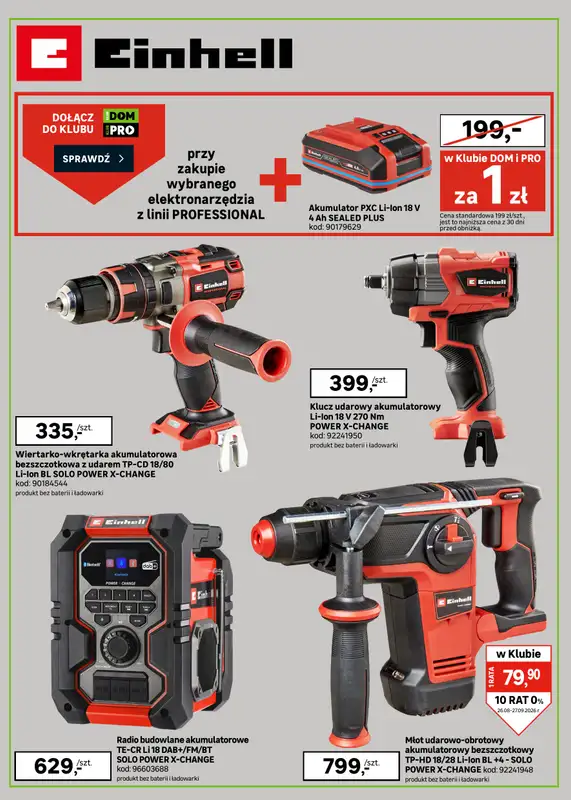 Leroy Merlin - gazetka promocyjna Katalog Hity dla fachowców od środy 26.08 do niedzieli 27.09 - strona 4