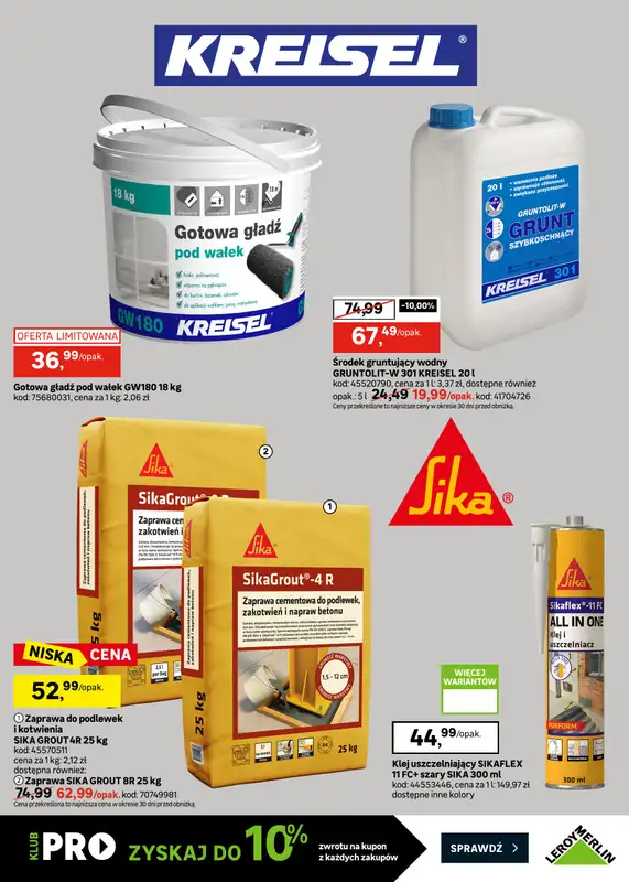 Leroy Merlin - gazetka promocyjna Katalog Hity dla fachowców od środy 26.08 do niedzieli 27.09 - strona 37