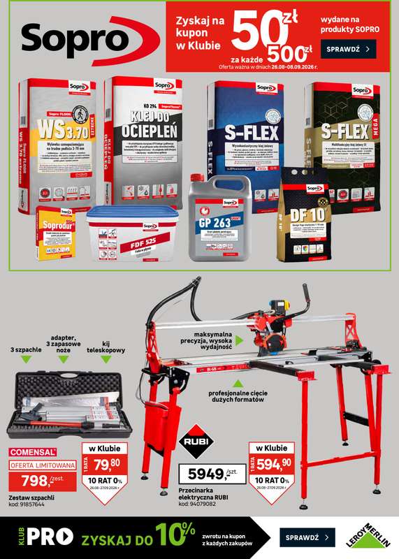 Leroy Merlin - gazetka promocyjna Katalog Hity dla fachowców od środy 26.08 do niedzieli 27.09 - strona 31