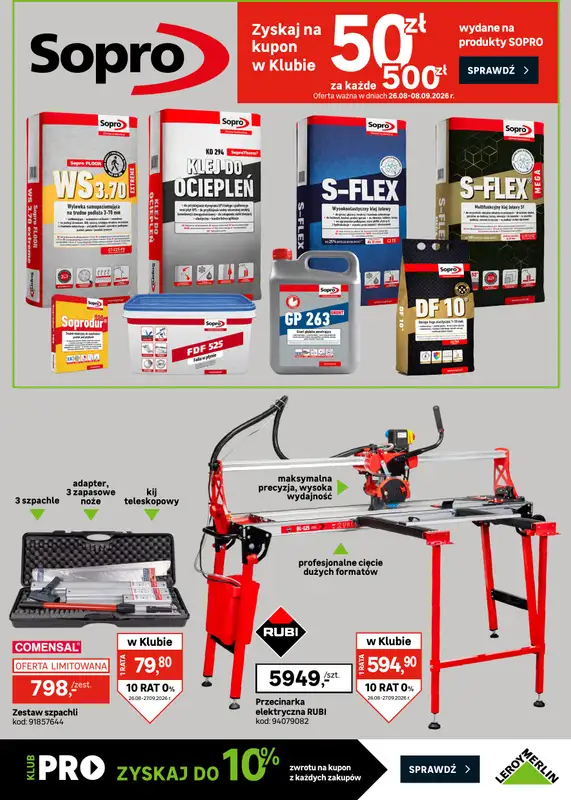 Leroy Merlin - gazetka promocyjna Katalog Hity dla fachowców od środy 26.08 do niedzieli 27.09 - strona 31