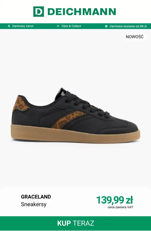 Deichmann - gazetka promocyjna Sneakersy damskie od środy 26.08  - strona 10
