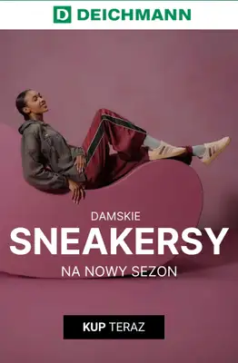 Deichmann - gazetka promocyjna Sneakersy damskie od środy 26.08 