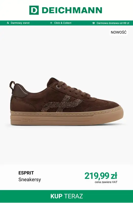 Deichmann - gazetka promocyjna Sneakersy damskie od środy 26.08  - strona 4