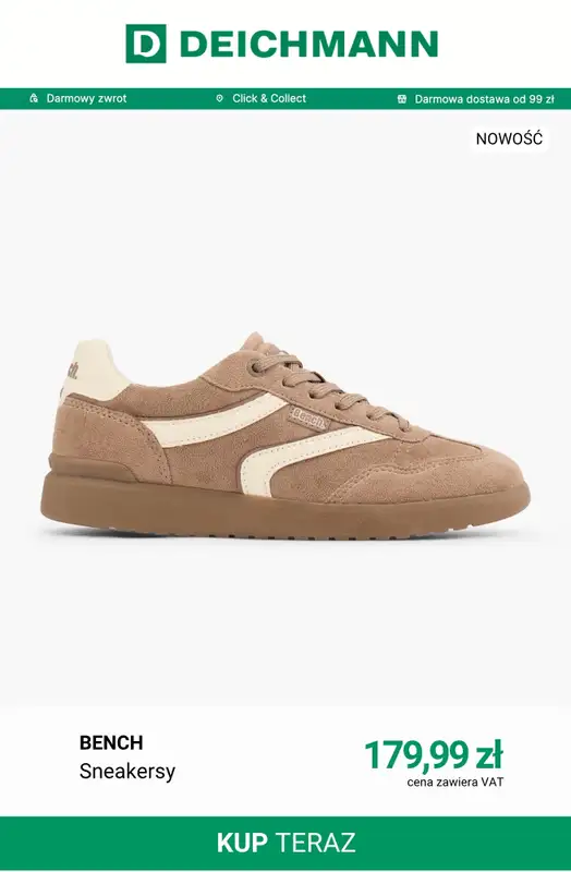 Deichmann - gazetka promocyjna Sneakersy damskie od środy 26.08  - strona 5