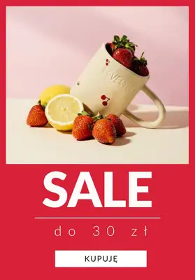 Homla - gazetka promocyjna Sale do 30 zł od środy 26.08 do wtorku 01.09
