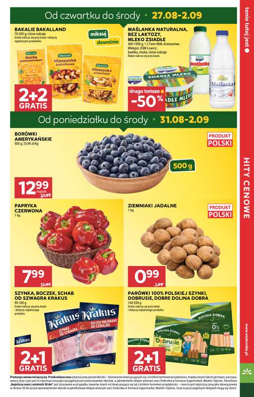 Stokrotka - gazetka promocyjna Gazetka Supermarket od czwartku 27.08 do środy 02.09 - strona 7