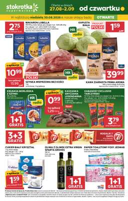 Stokrotka - gazetka promocyjna Gazetka Supermarket od czwartku 27.08 do środy 02.09