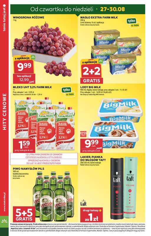 Stokrotka - gazetka promocyjna Gazetka Supermarket od czwartku 27.08 do środy 02.09 - strona 4